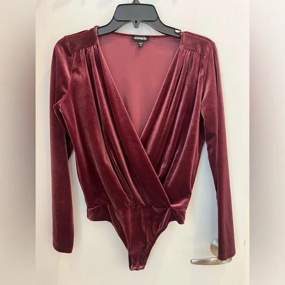 Express Velvet Bodysuit - Picture 2 of 5
